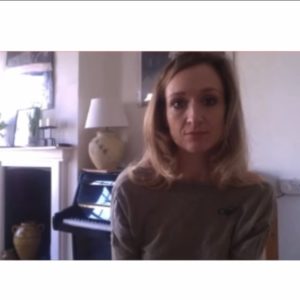Rachel Pickup performs a piece by John O'Donohue as part of #TheShowMustGoOnline #IrishRepOnline