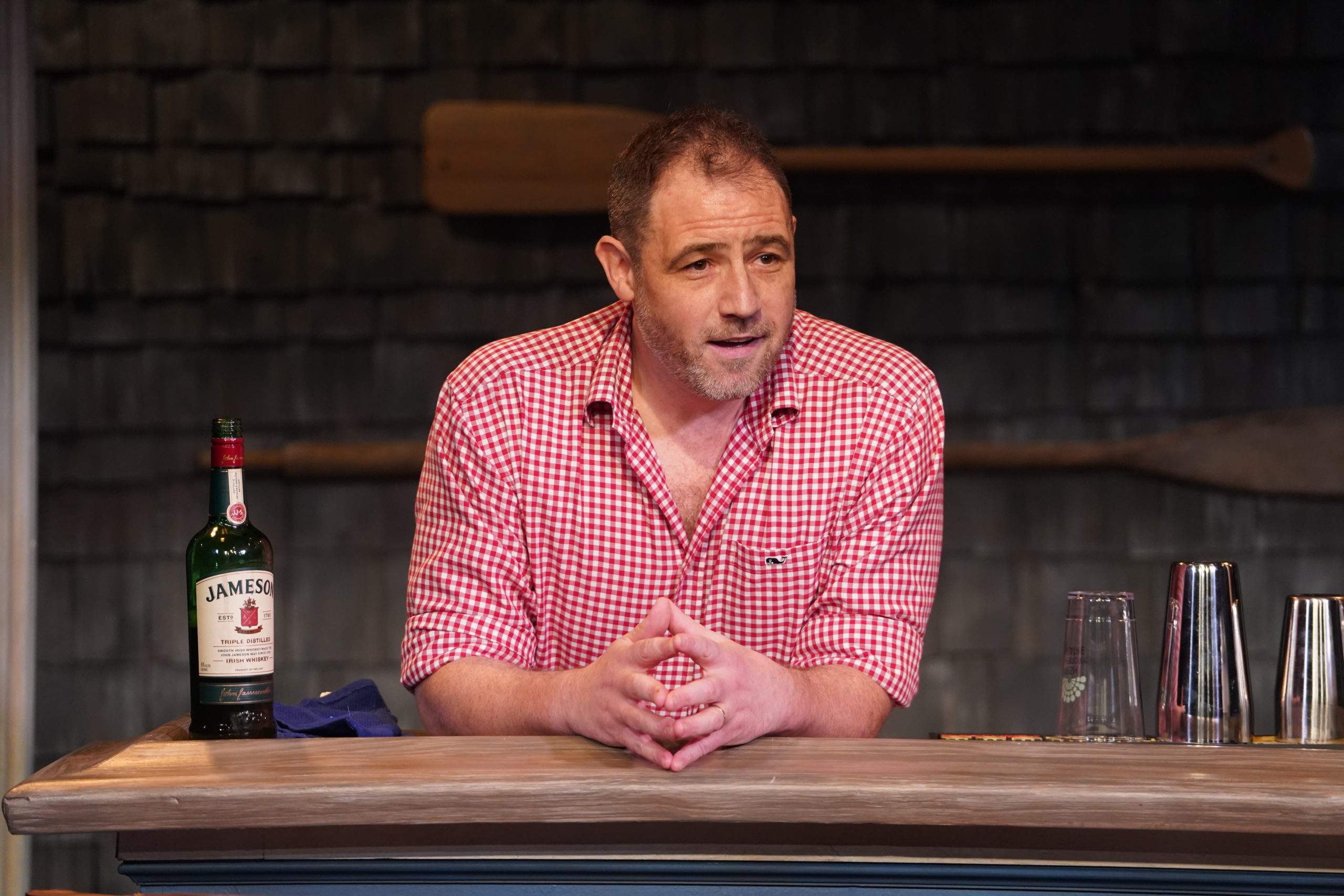 Michael Mellamphy in Irish Rep’s 2023 production of THE SMUGGLER – Photo by Carol Rosegg