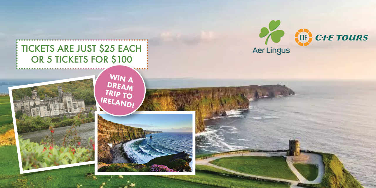 Enter to Win a Trip to Ireland and more!